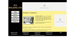 Desktop Screenshot of kkwelding.net